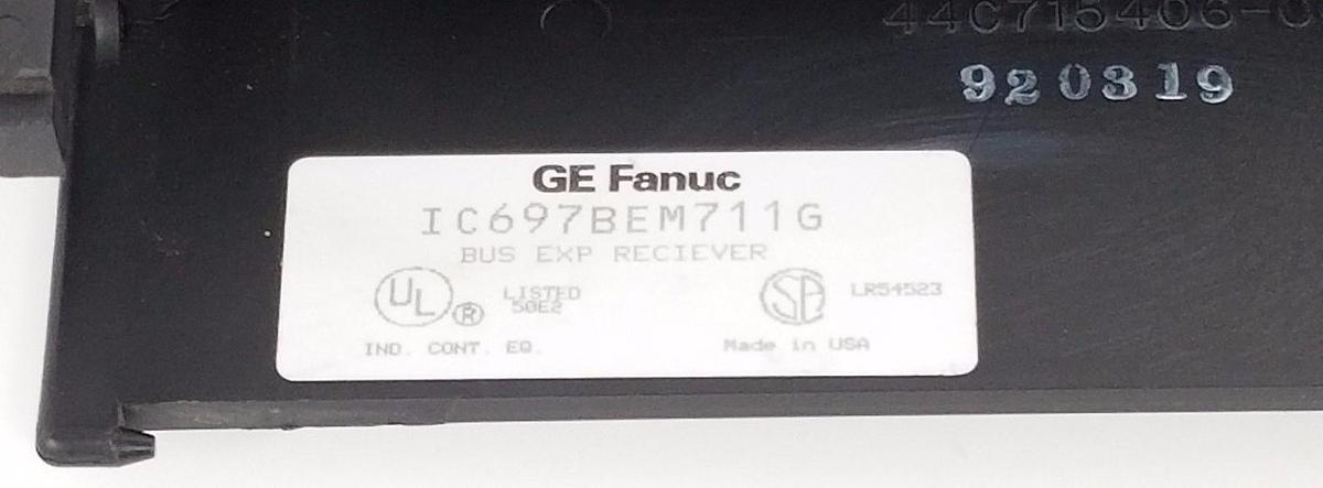 Used GE FANUC IC697BEM711G BUS EXP RECIEVER ASM. NO. 44A730231-G01