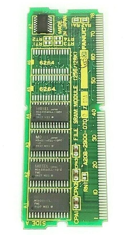 Used FANUC A20B-2900-0700/01A SRAM MODULE (256/128K) A20B-2900-070