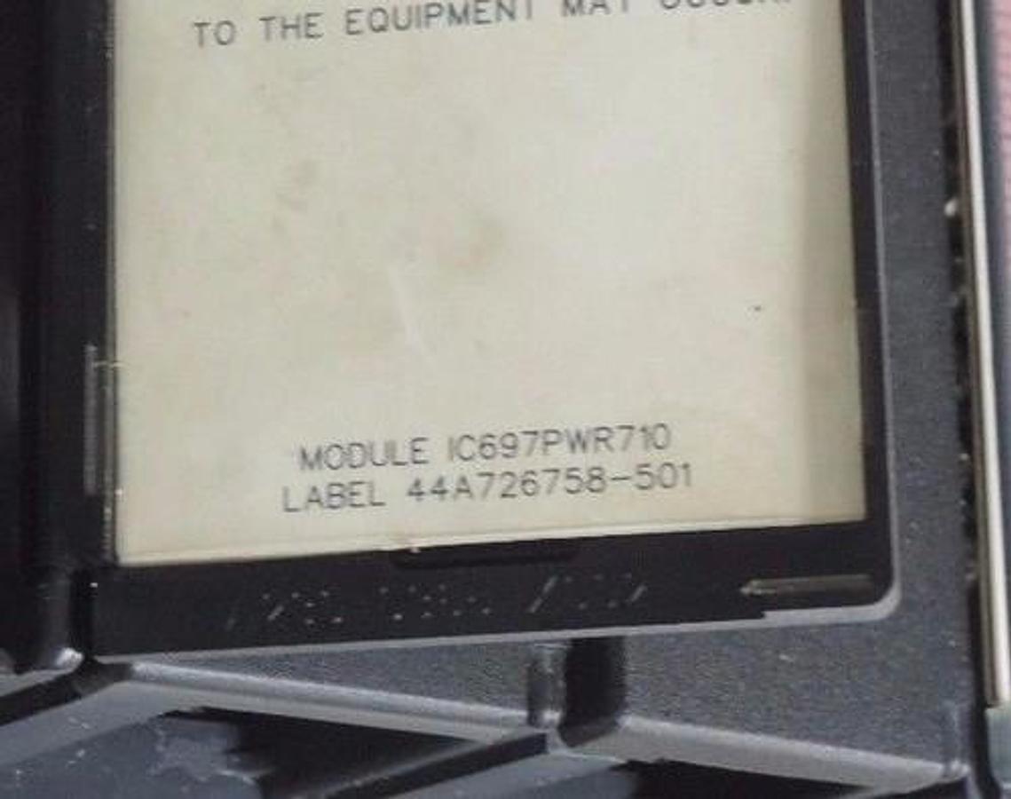 Used FANUC IC697CHS790D RACK 9-SLOT RACK W/ IC697PWR710 POWER SUPPLY IC697CPU771