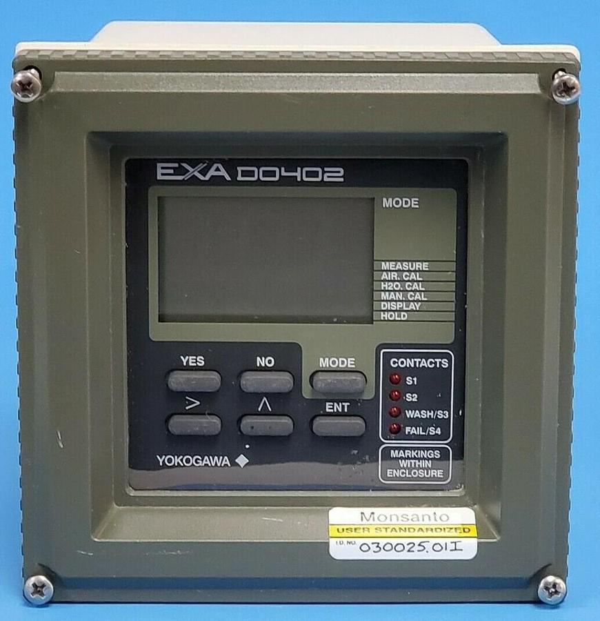Used YOKOGAWA DO402G-E-1-E/U/Q EXA DO402 DISSOLVED OXYGEN ANALYZER DO402GE1EUQ