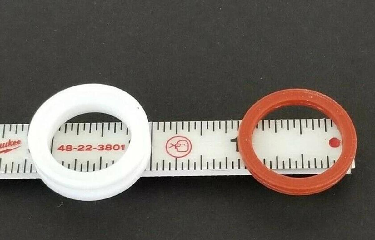 Used BAG OF 10 NEW FEDEGARI AUTOCLAVI GP600003 GASKETS DN20 CLAMP