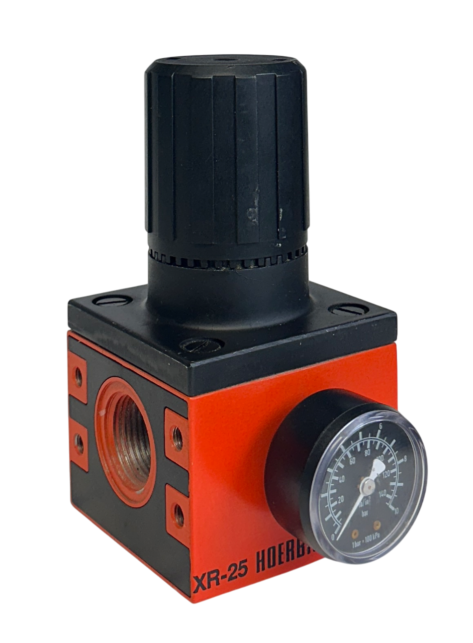Used HOERBIGER XR-25 / XR25 PRESSURE REGULATOR 0-10BAR (1600kPa) USNP