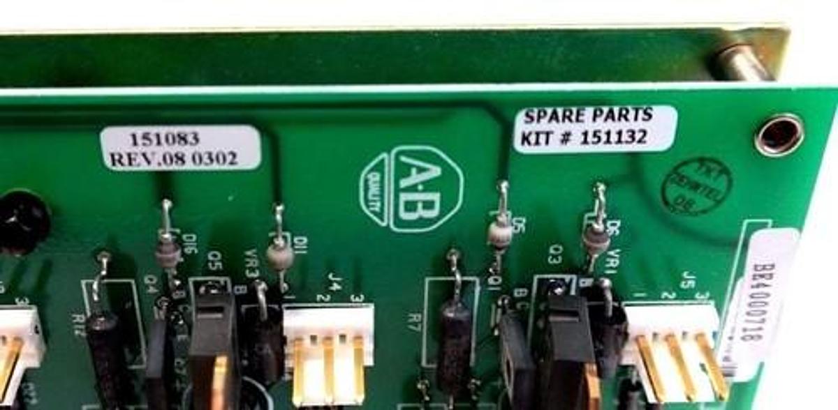Used ALLEN BRADLEY 151083 REV.08 0302 POWER SUPPLY 5HP 380/460V 1336-151132 140133