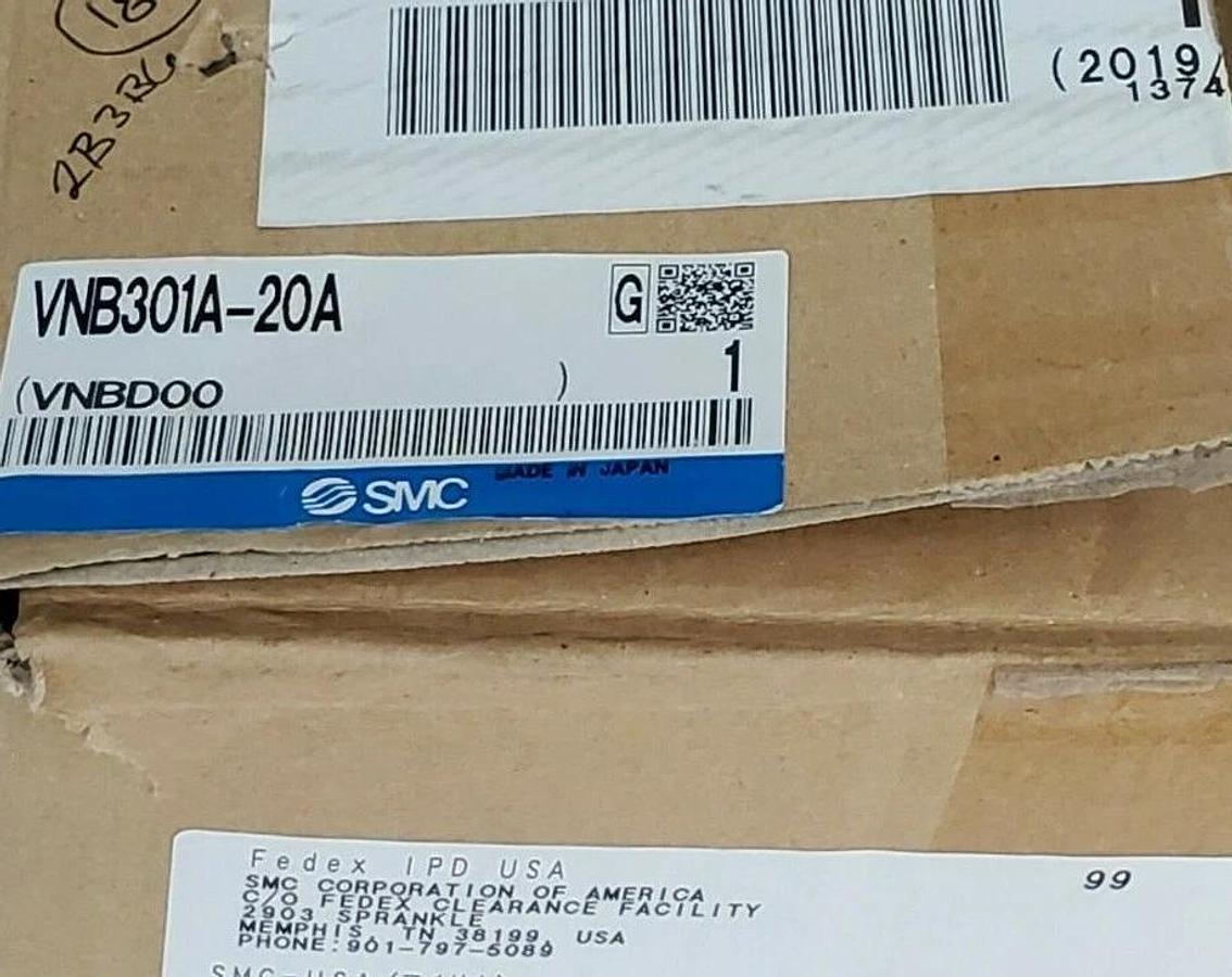 LOT OF 10 NIB SMC VNB301A-20A PNEUMATIC PROCESS VALVES 1N1-18 VNBD00 VNB301A20A