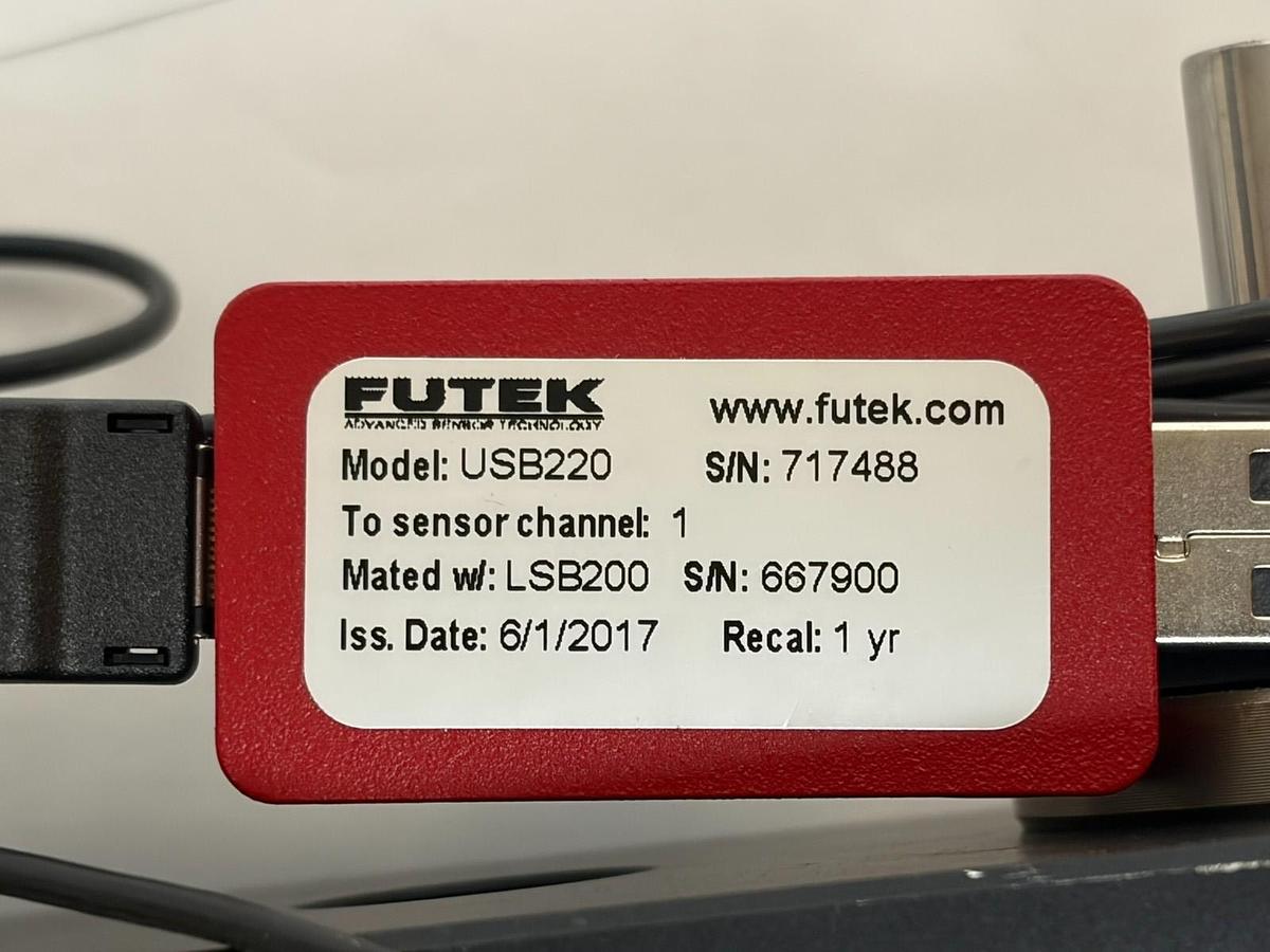 Used New FUTEK LSB200 50 lb S-Beam Load Cell USB220 Digital Conditioner Kit