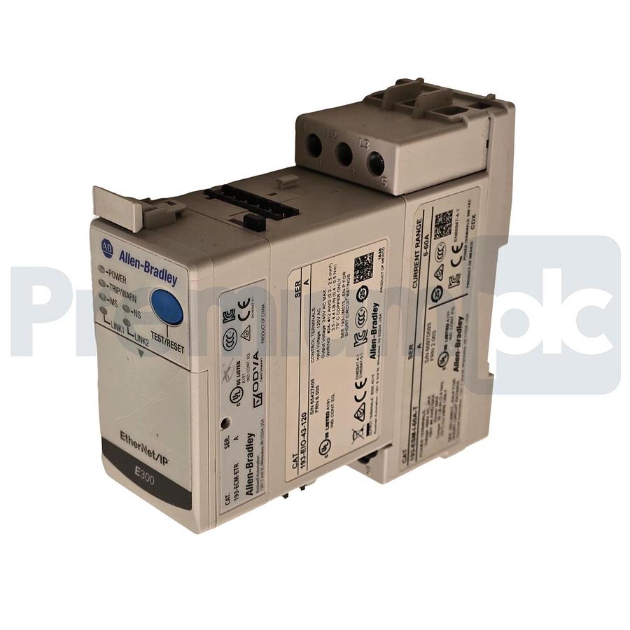 Used Allen-Bradley E300 Overload Relay 193-ESM-I-60A-T | 193-EIO-43-120 | 193-ECM-ETR