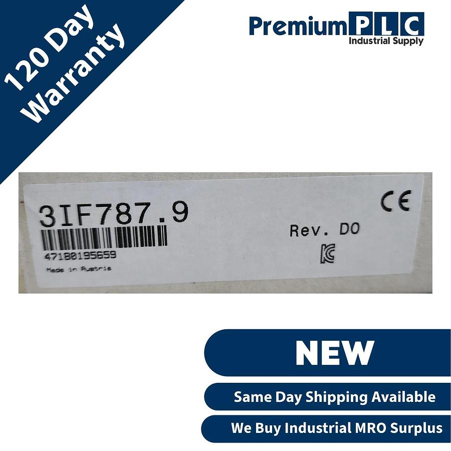 NEW B&R 3IF787.9 REV. D0 aPCI INTERFACE MODULE, 1 POWERLINK, 3IF7879