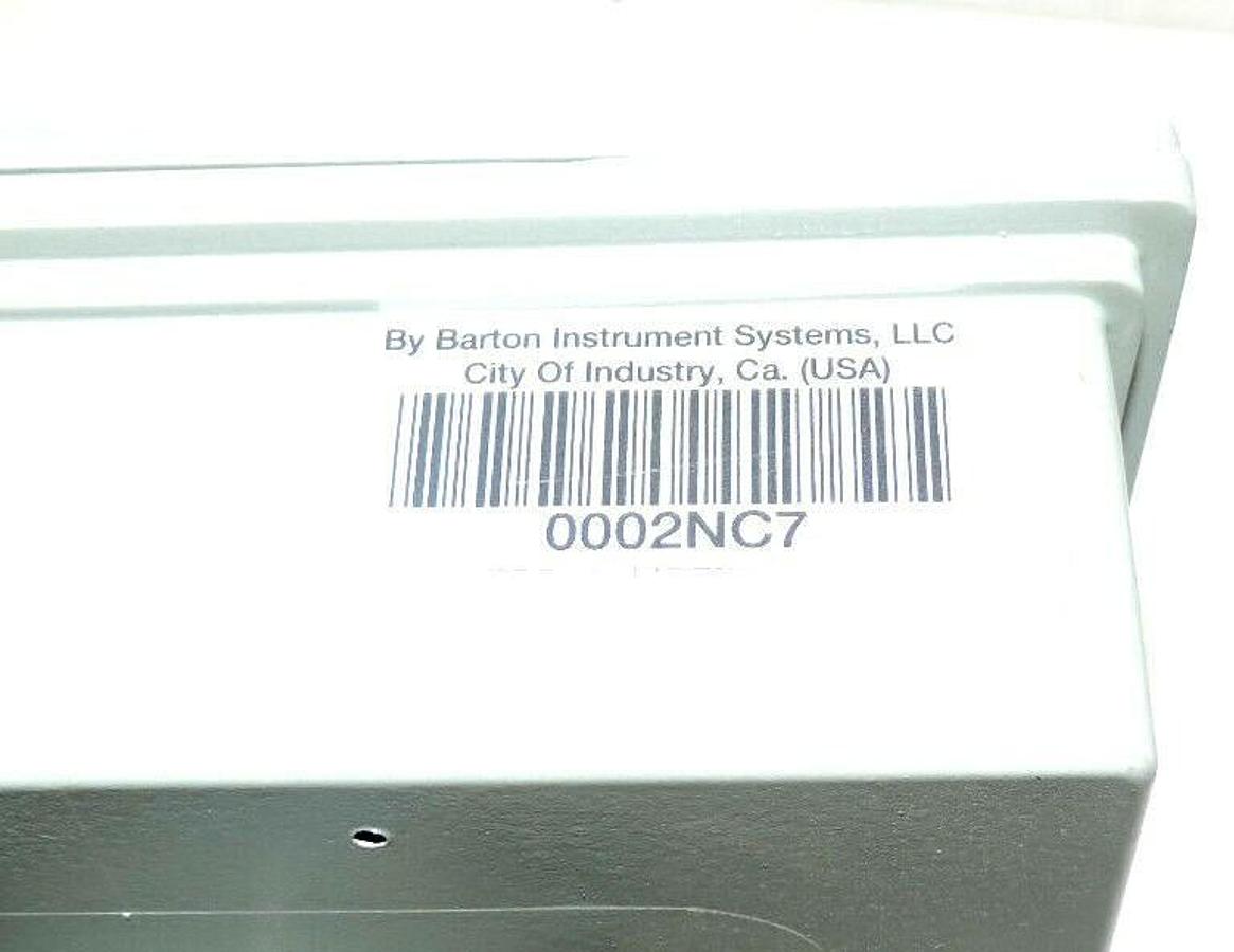 Used BARTON INSTRUMENT SYSTEMS 002NC7 PRIME ANALOG INPUT MONITOR W/ WA20 INPUT MODULE