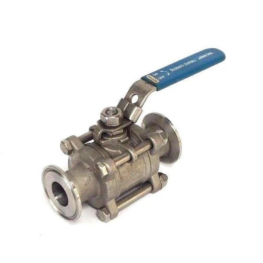 NEW ROBERT JAMES 1''-316 BALL VALVE 1000 WOG, 8A03, 1" FLANGE ENDS