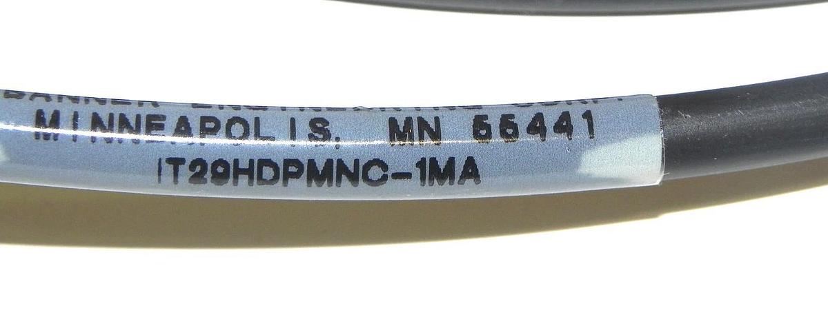 Used NIB BANNER ENGINEERING IT29HDPMNC-1MA FIBER OPTIC CABLE IT29HDPMNC1MA