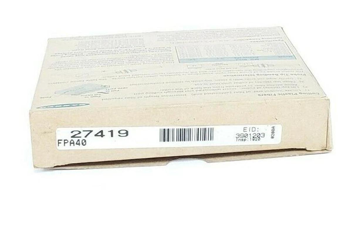 Used NIB BANNER 27419 FPA40 .040 FIBER PROBE ATTACH- M