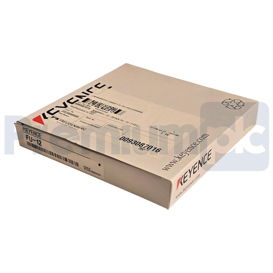Used Keyence FU-12 | FU12 Fiber Unit Thrubeam Type Optic Sensor 10x3 mm NSMP