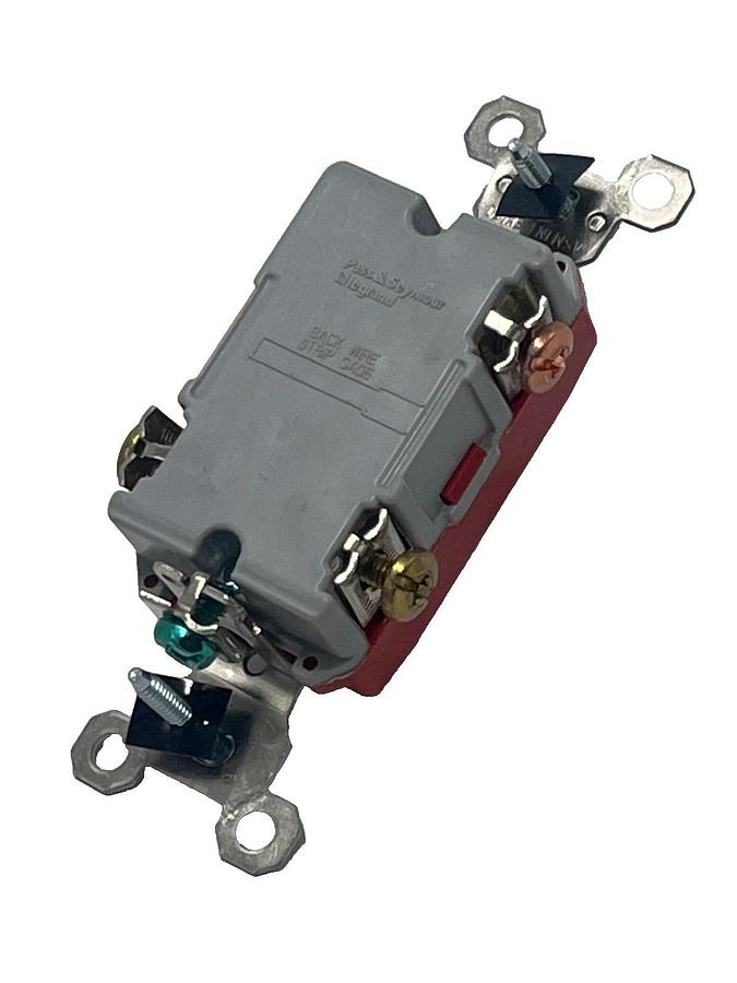 (2) EATON 7521W-BOX Momentary Switch Single Pole White 15A 120/277V AC/CA, NSMP