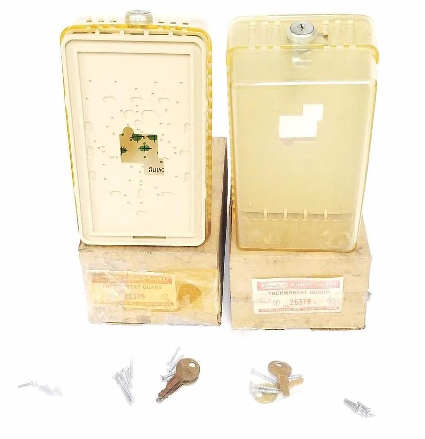 Used LOT OF 2 NIB DAYTON 2E379 THERMOSTAT GUARDS