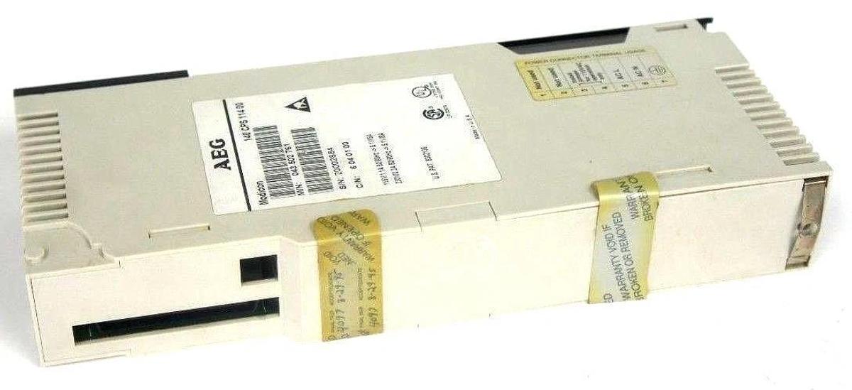 Used AEG MODICON 140-CPS-114-00 POWER SUPPLY MODULE 140CPS11400