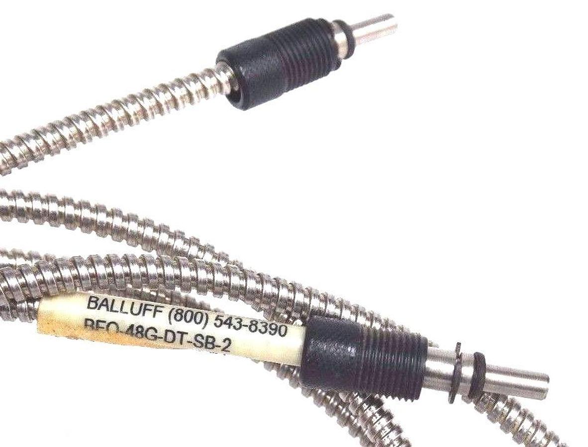 Used BALLUFF BFO-48G-DT-SB-2 FIBER OPTIC CABLE BFO48GDTSB2