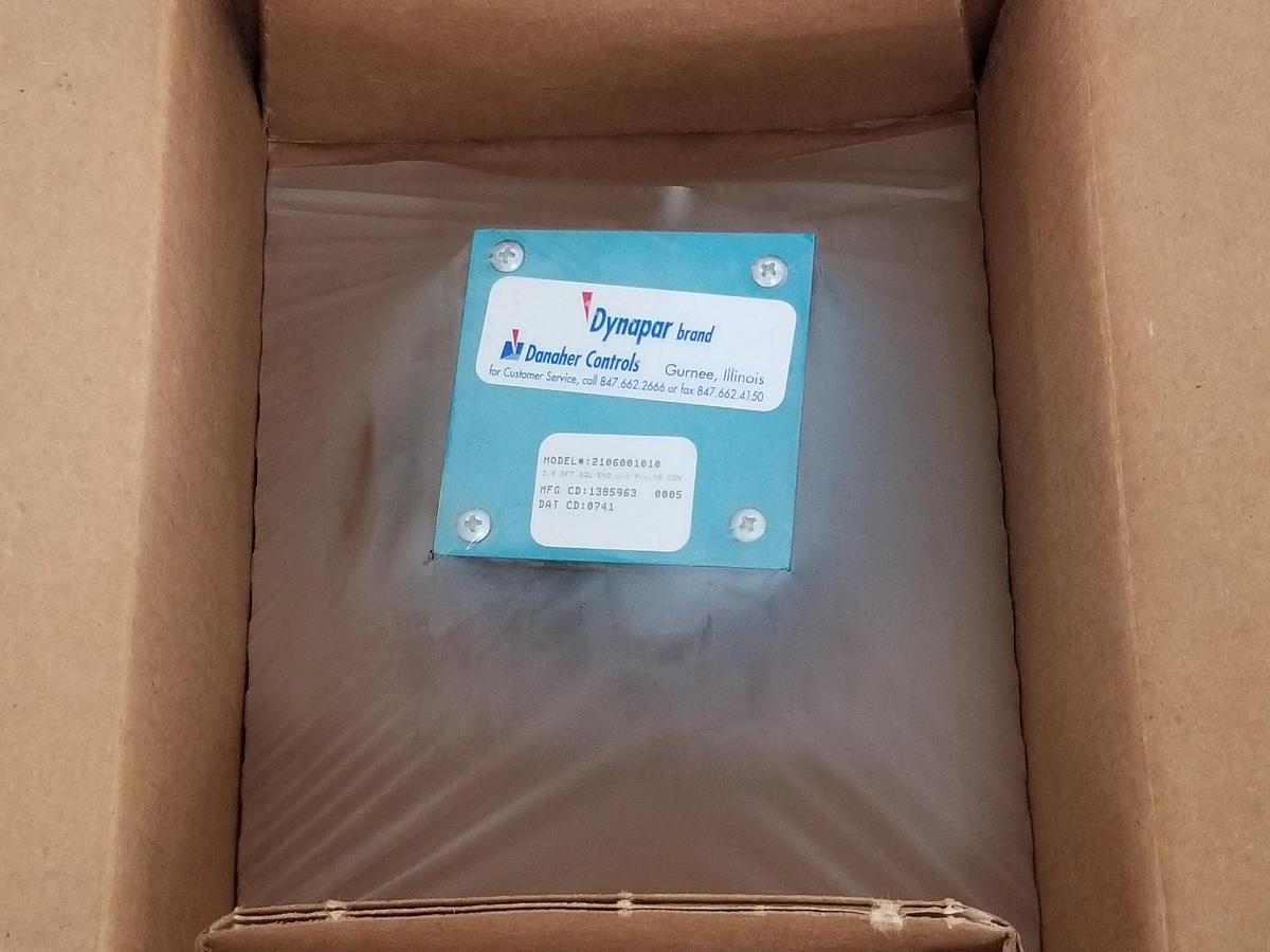 NIB DANAHER DYNAPAR 2106001010 ENCODER 3/8 SFT, SGL END, W/O P/U, MS CON