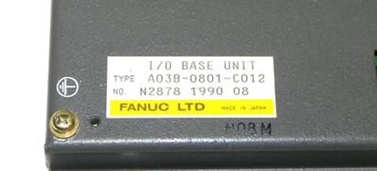 Used FANUC A03B-0801-C012 I/O BASE UNIT A03B0801C012