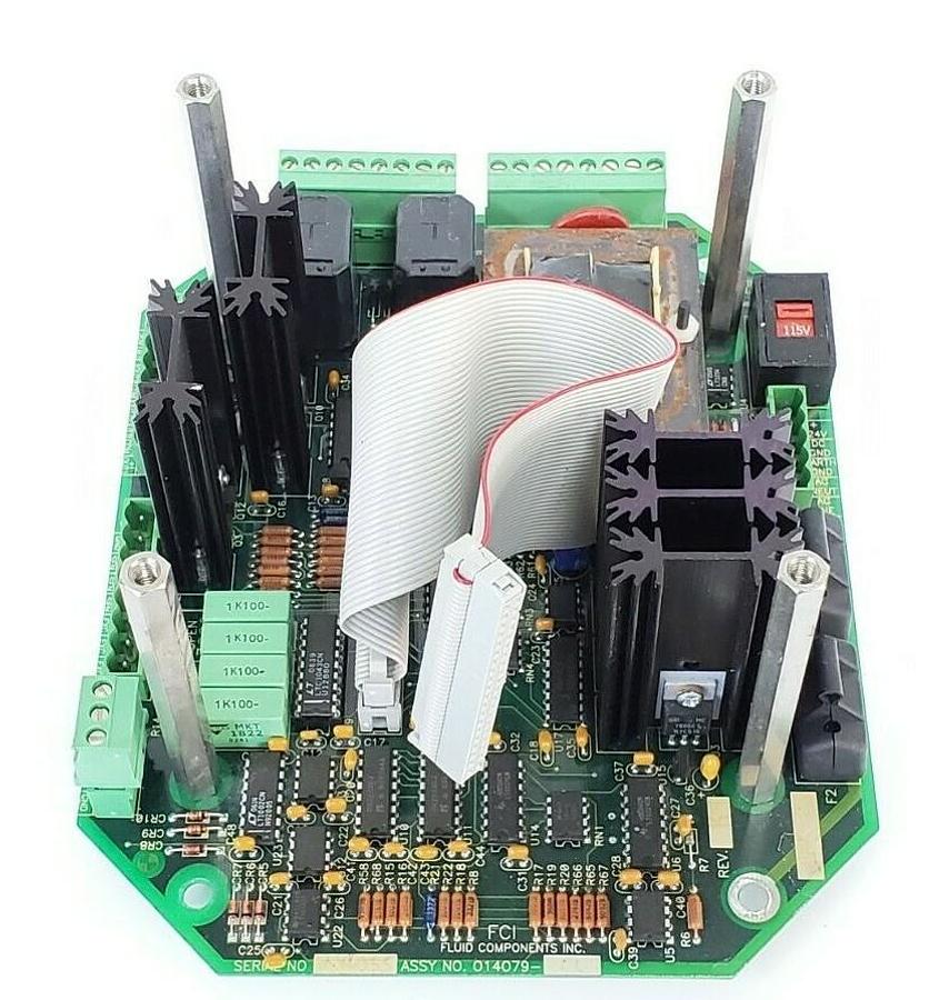 Used FLUID COMPONENTS 014079-01 PC BOARD FLOW SWITCH 01407901