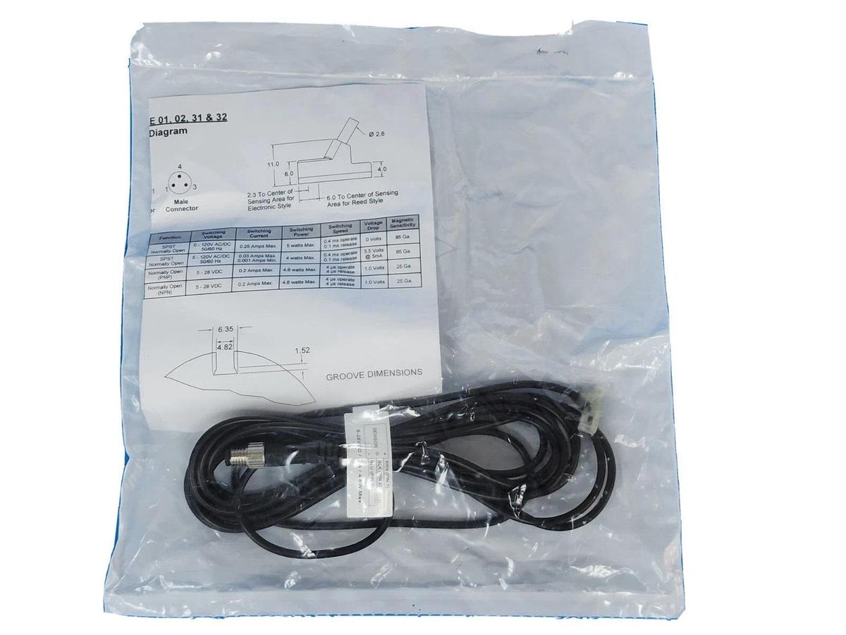Used NEW CANFIELD CONNECTOR 9-9D-55720-1-005 SENSOR 5-28VDC, .2A, 4.8W