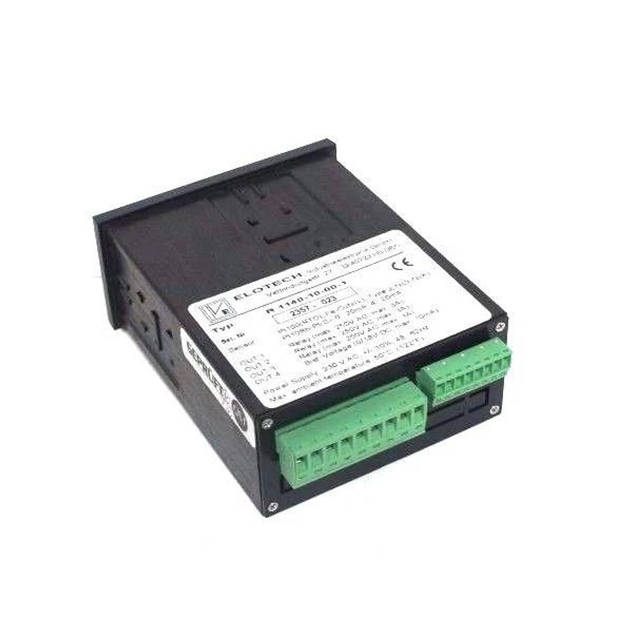 Used NIB ELOTECH R1140-10-00-1 SINGLE ZONE TEMPERATURE CONTROLLER R1140, 2357-023