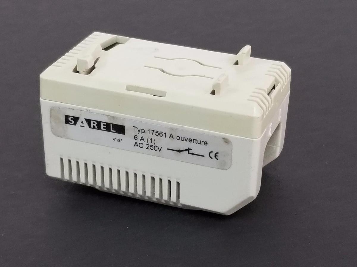 Used SAREL TYPE 17561 A OUVERTURE TEMPERATURE SENSOR MODULE 250 VAC