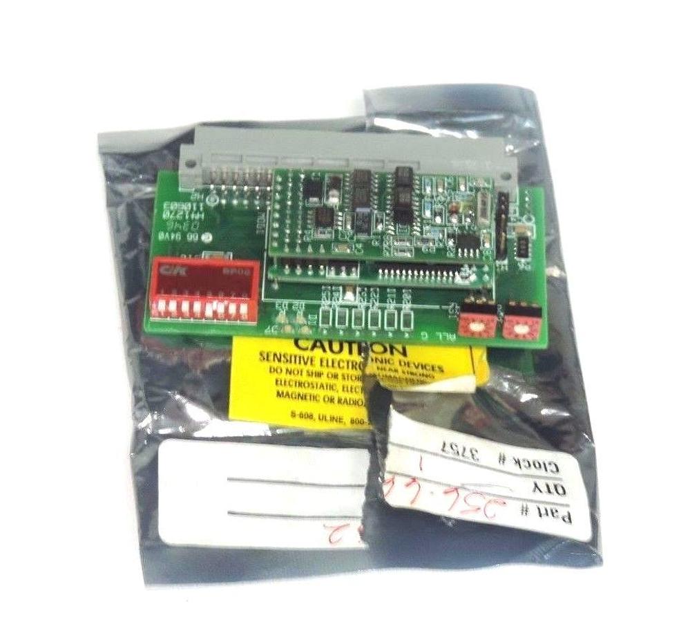 Used NEW ZEBRA 256-662 REV 1.9 CLOCK CONTROL BOARD 256662, 256.662