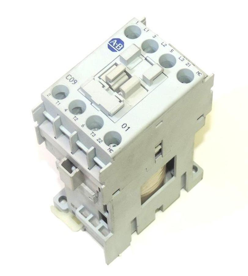 Used ALLEN BRADLEY 100-C09Z*01 SER. A CONTACTOR 100C09Z01 24VDC