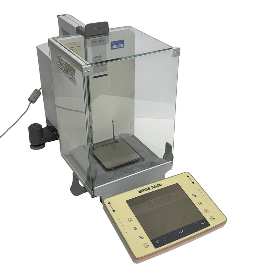 Used Mettler Toledo XPE205DR DeltaRange Analytical Lab Balance Scale StaticDetect