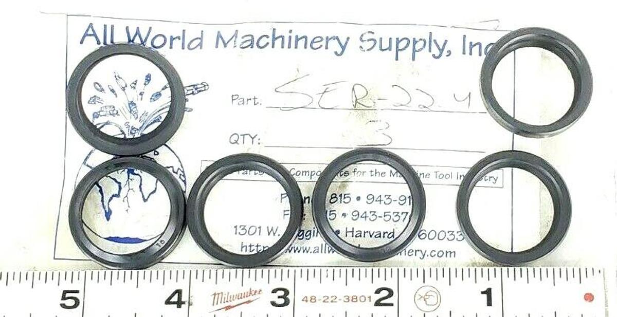 Used LOT OF 6 NEW ALL WORLD MACHINERY SUPPLY SER-22.4 O-RING SEALS SER224