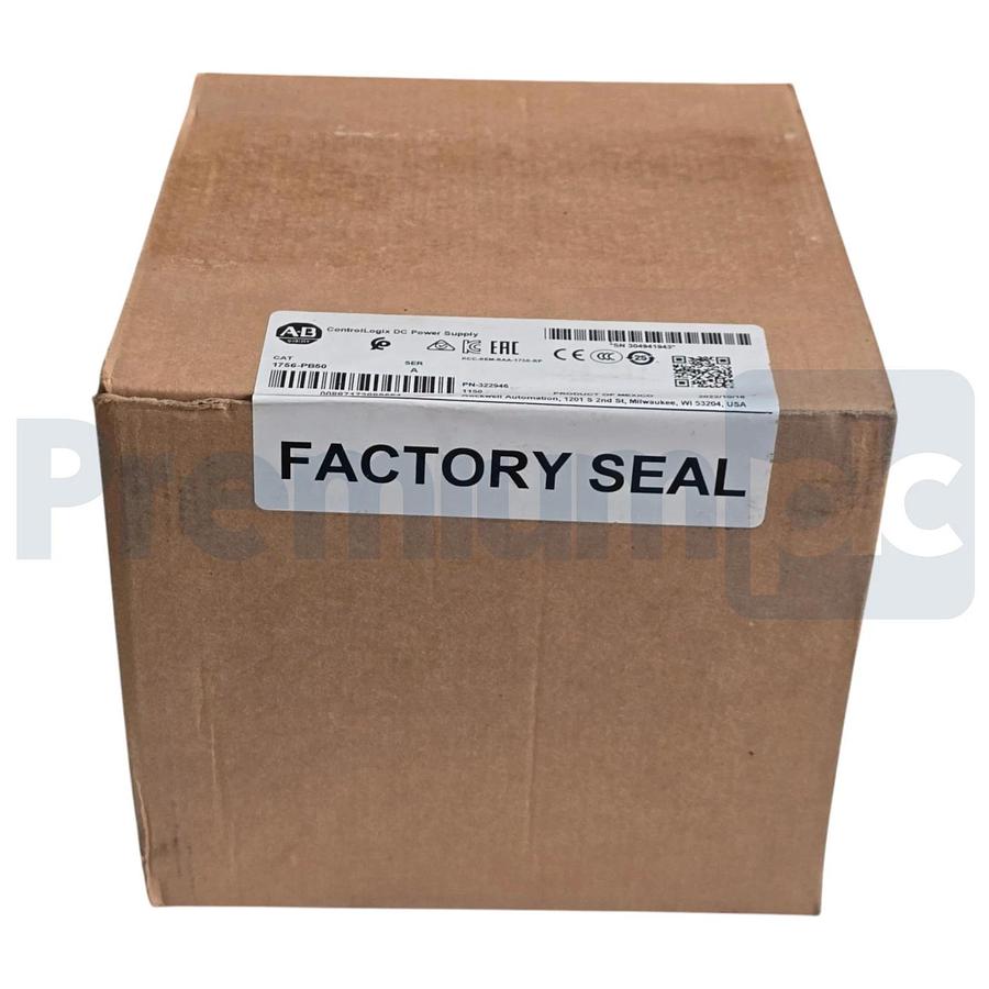 Sealed Pre-Owned Allen Bradley 1756-PB50 /A ControlLogix DC Power Supply 24VDC