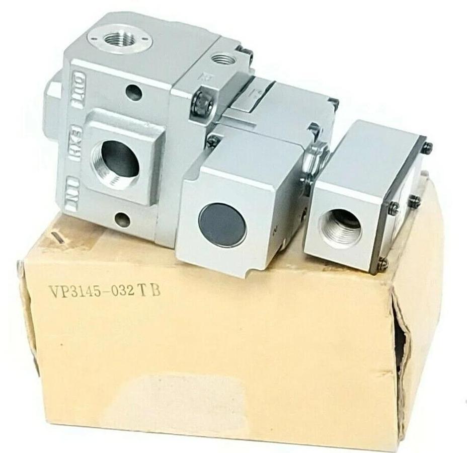 Used NIB SMC VP3145-032TB SOLENOID VALVE 200VAC, VP3145032TB, VP3145