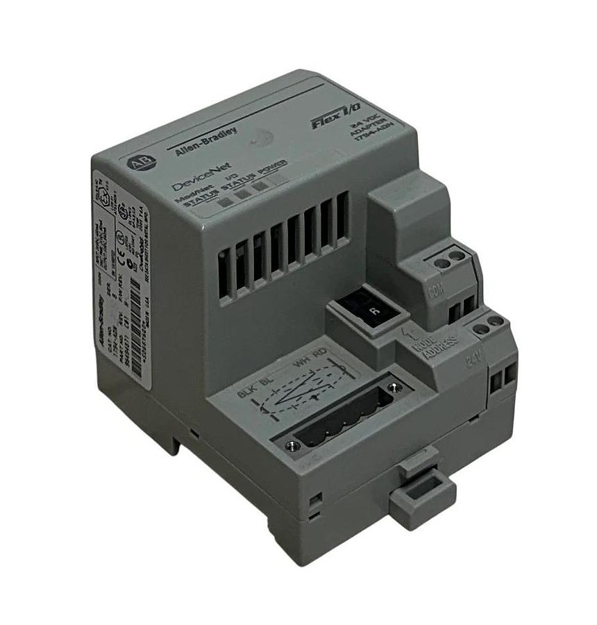Used ALLEN BRADLEY 1794-ADN /B Flex I/O DeviceNet ADAPTER MODULE 24VDC 96494871 USNP