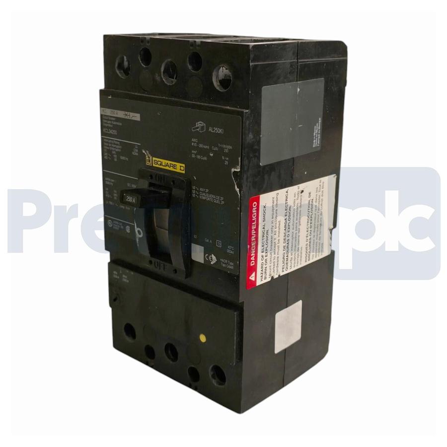Square D KCL34250 Circuit Breaker | 3 Pole | 250 Amp | 480V | 65kA @ 480V NSNP