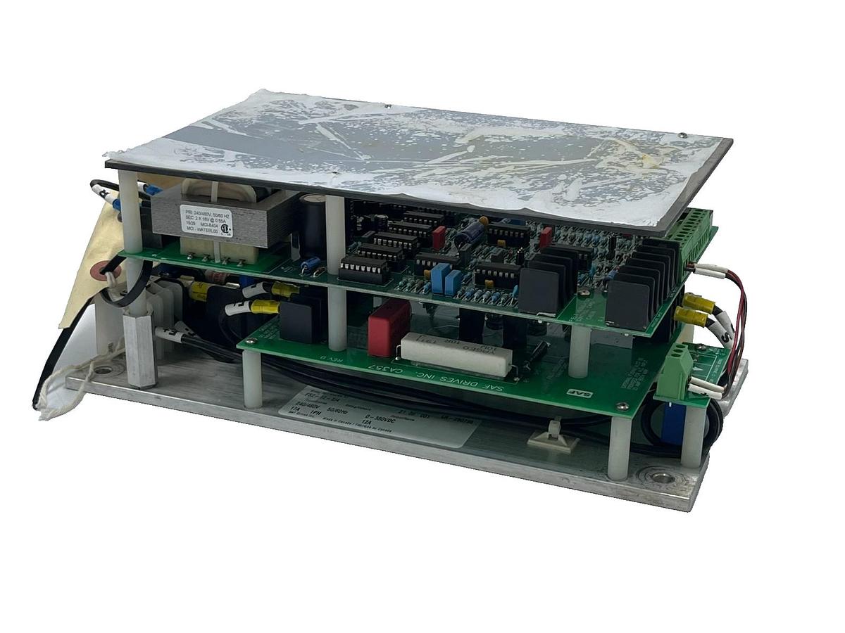 Used SAF DRIVES FS2-12-2/4 Motor Drive | 240/480VAC 1-Phase | 12A Output 0-340VDC