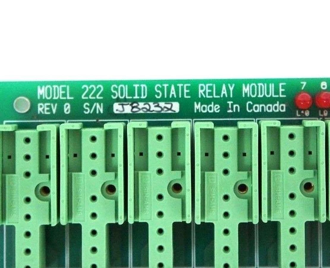 Used SCIEMETRIC INSTRUMENTS MODEL 222 SOLID STATE RELAY MODULE REV 0