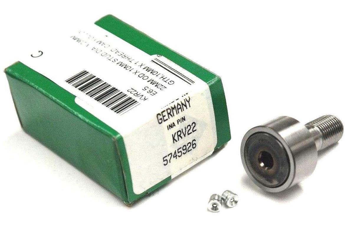 Used NIB INA KRV22 CAM FOLLOWER NEEDLE ROLLER BEARING 5745926