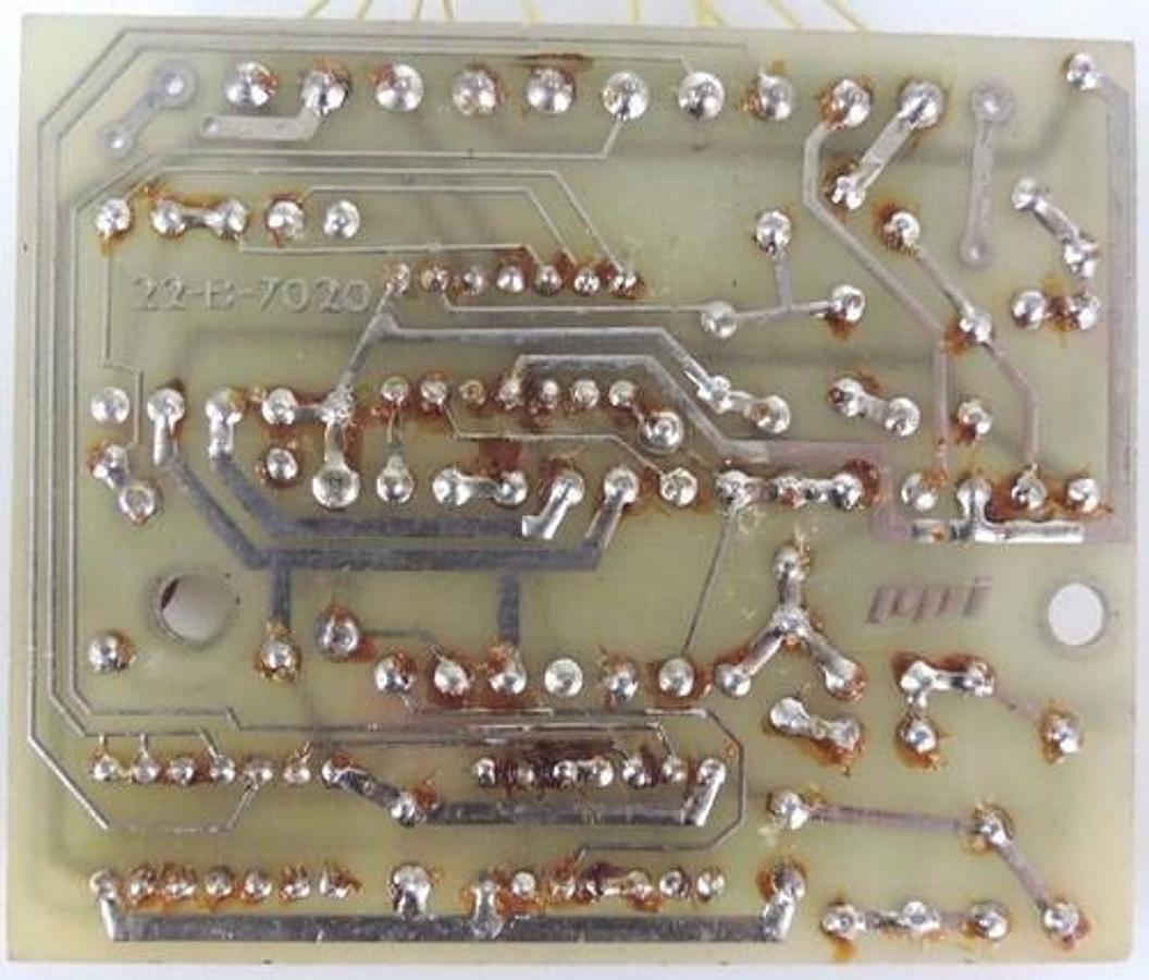 Used BOBST 704-1091-04 PC BOARD 22B7025A WITH PPI 22-B-7020 CONTROL CARD