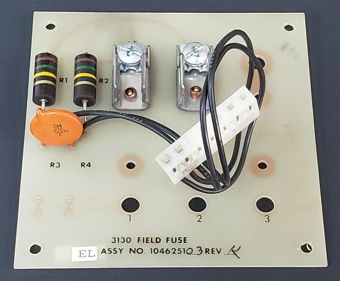 Used FINCOR 104625103 REV. K FIELD FUSE BOARD 3130, 1046252