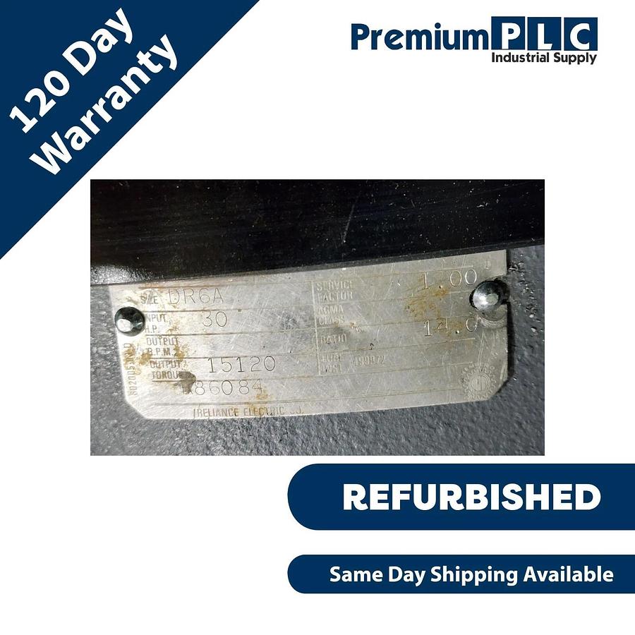 Refurbished REFURBISHED MASTER PT 6R86084 / DR6A SIZE 6 PARALLEL REDUCER RATION 14:1 30HP