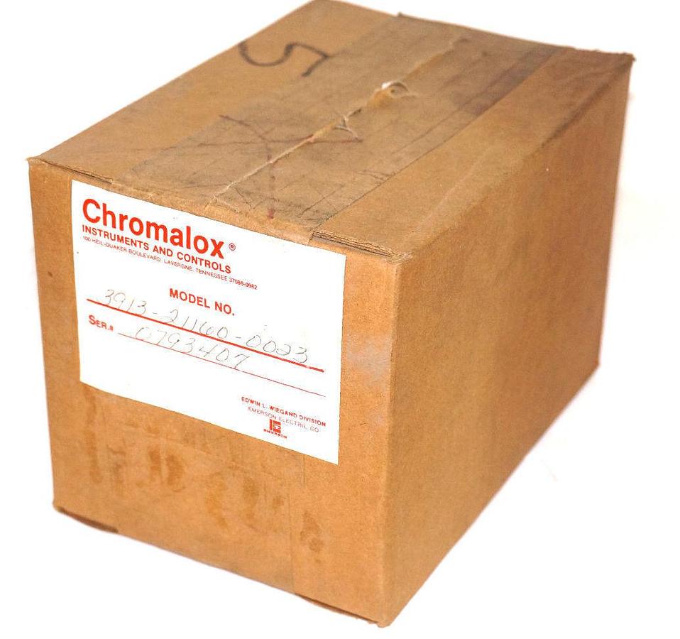 Used NEW CHROMALOX 3913-21160-0023 PROCESS CONTROLLER 0-100% RANGE TYPE: 4-20