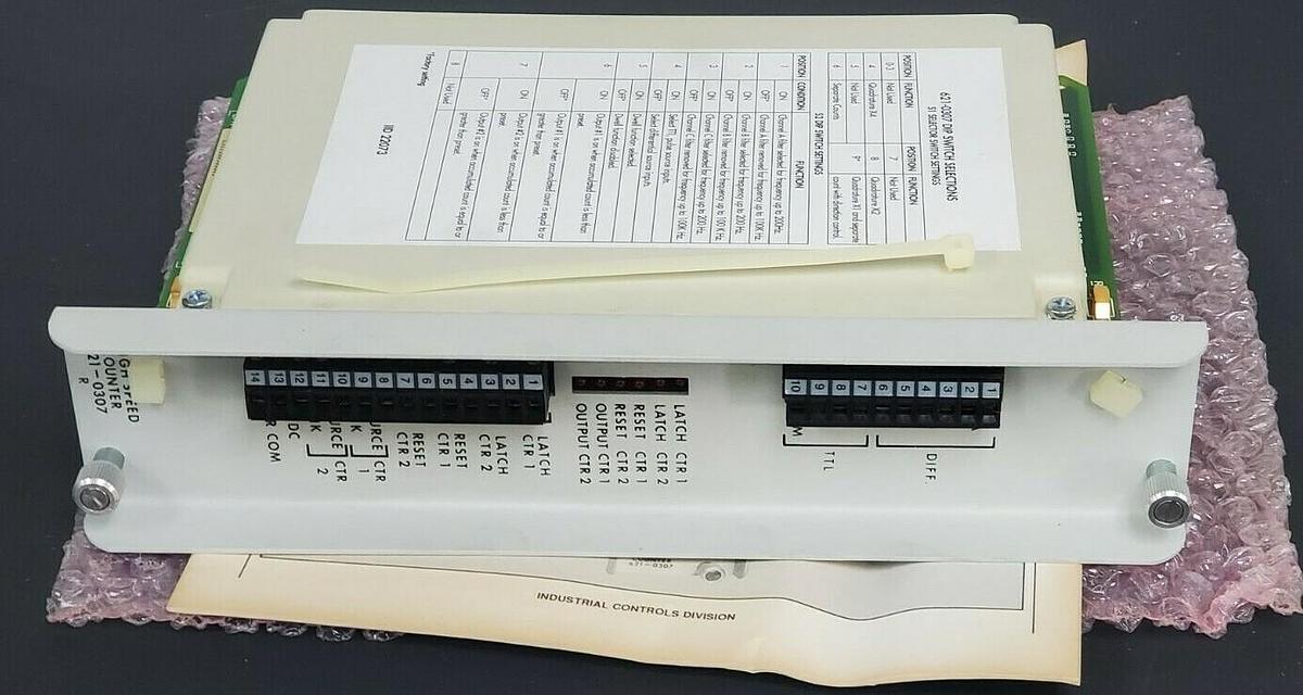Used NIB HONEYWELL 621-0307R HIGH SPEED COUNTER MODULE 621-0307