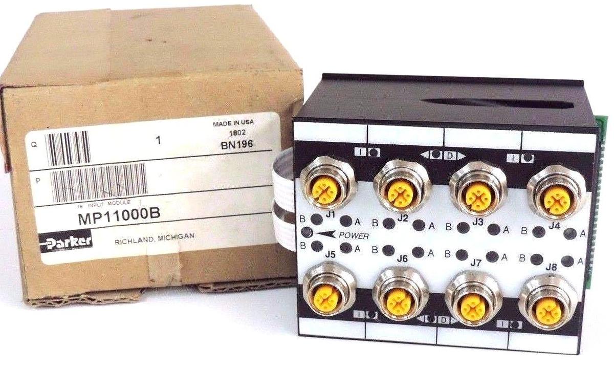 Used NIB PARKER MP11000B 16 INPUT MODULE SBCF0243, SBCF0127 REV. E BOARDS