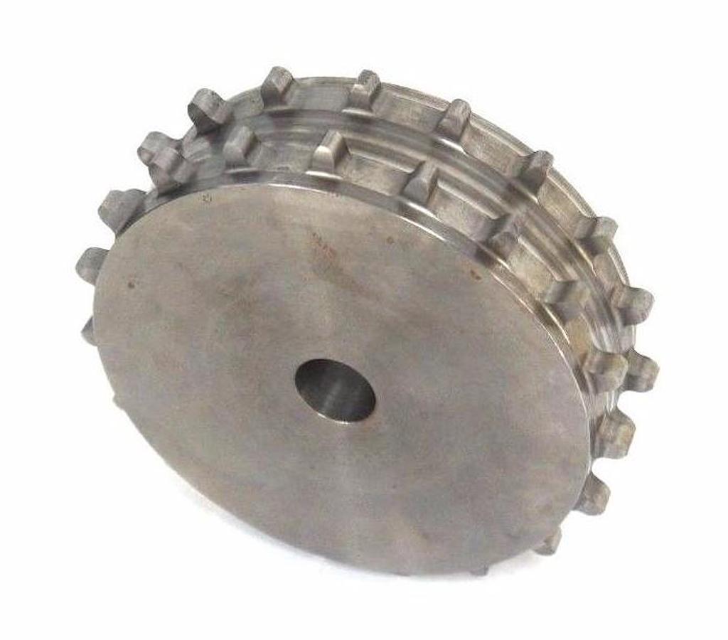Used NEW CHAPMAN FLAT WIRE SPROCKET 1/2" X 1/2" X 2-1/4", 6" O.D. 19 TEETH
