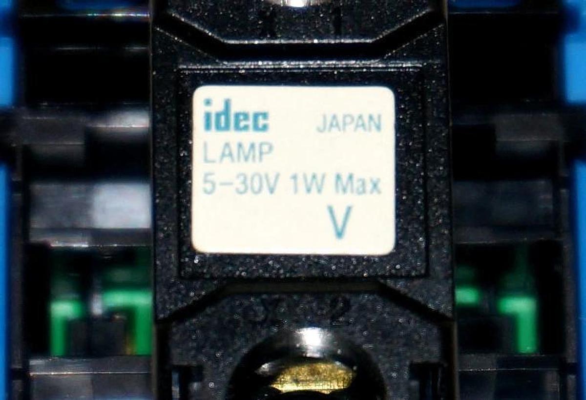 NEW IDEC ALW-W6Z GREEN PUSHBUTTON W/ TW-DAIF LAMP 5-30V