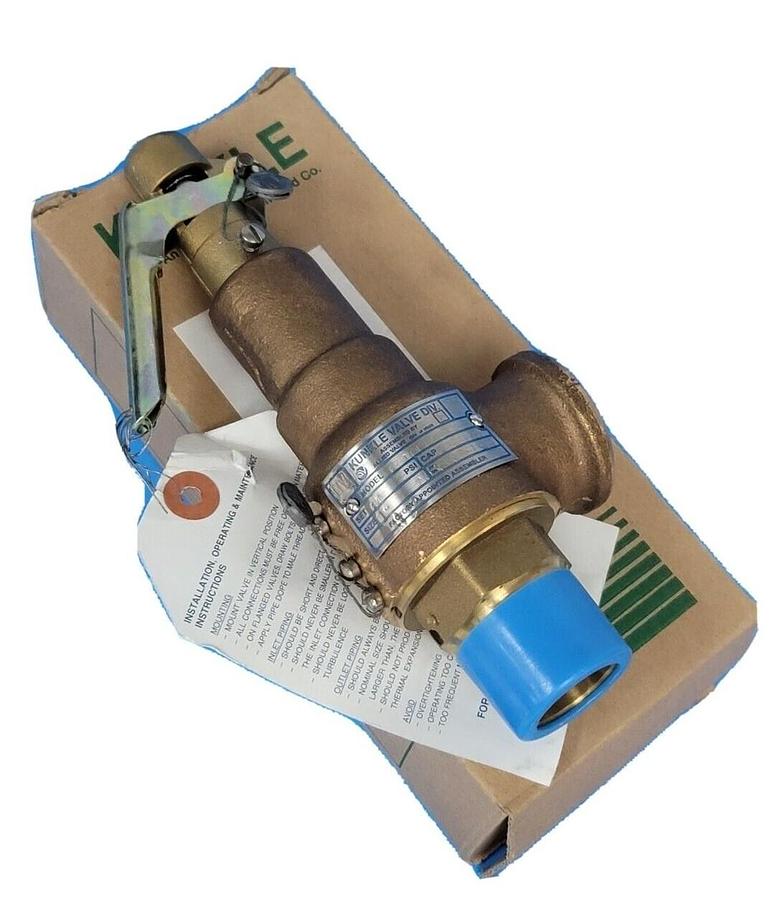 Used NIB KUNKLE 6010EEM01-AM0040 SIZE: 1'' STEAM RELIEF VALVE