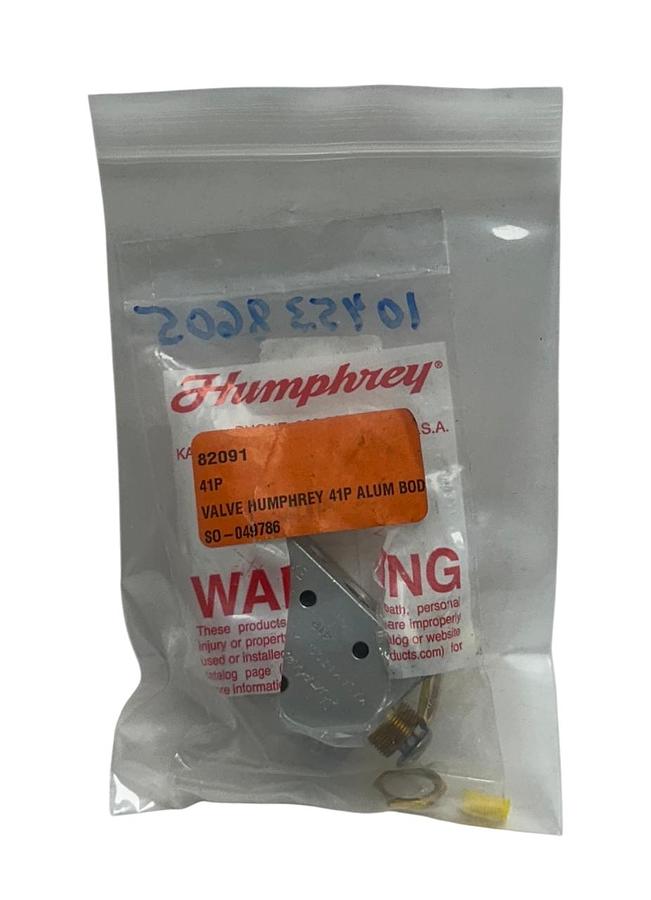 Used HUMPHREY 41P OEM TAC VALVE 4-WAY PUSH BUTTON VALVE MINI ALUMINUM NSMP
