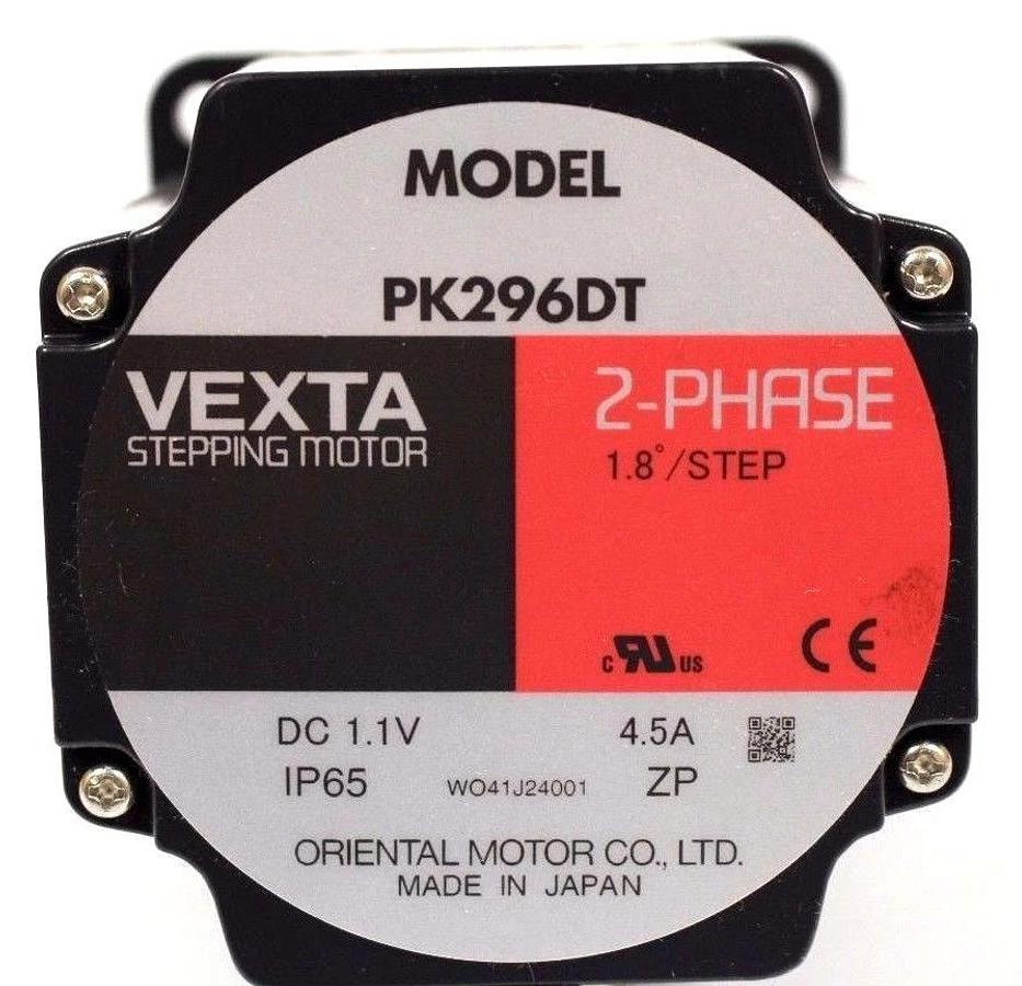 Oriental Motor PK296DT Vexta PK Series 2-Ph Stepper Motor 4.5A IP65 Rated NSMP