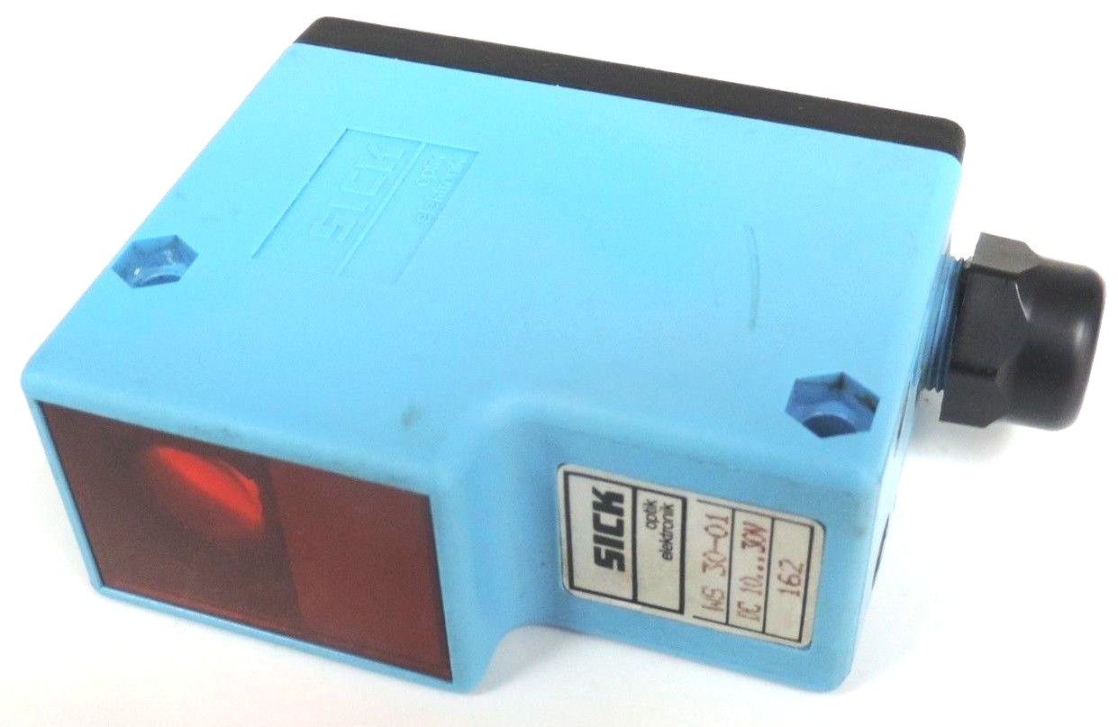 Used SICK WS30-01 OPTIC PHOTOELECTRIC 10-30V-DC SENSOR WS 30-01