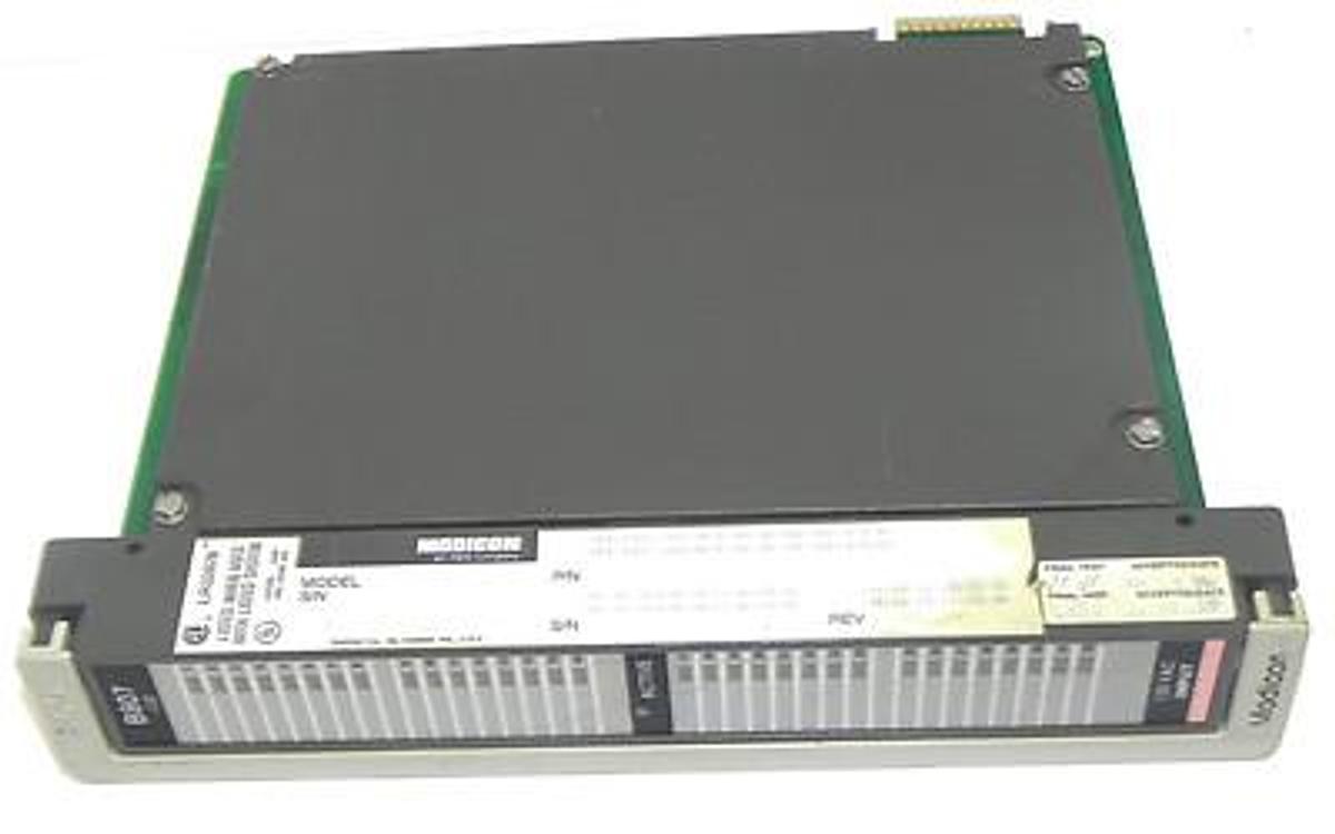 Used AEG MODICON AS-B807-132 INPUT MODULE ASB807132 120 VAC